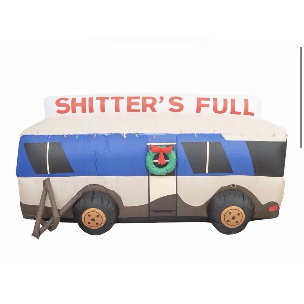 Christmas Vacation Shitter's Full 4Ft Lawn Inflatable Griswold National Lampoon